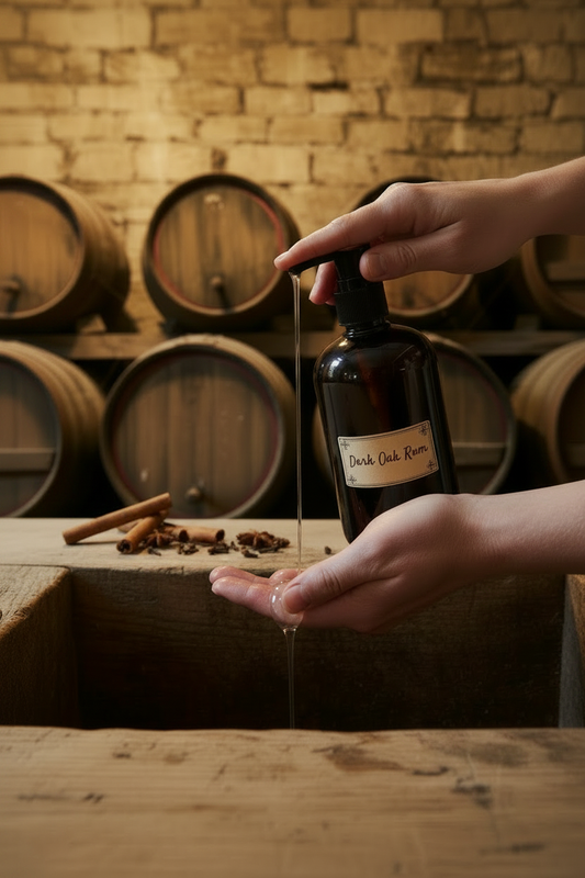 Dark Oak Rum - Lifestyle 1 Clear Liquid