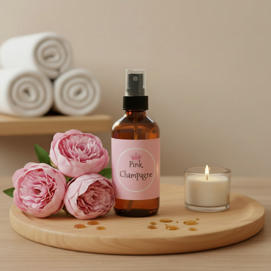 Pink Champagne – Image 1 Bottle in Image 2 Style