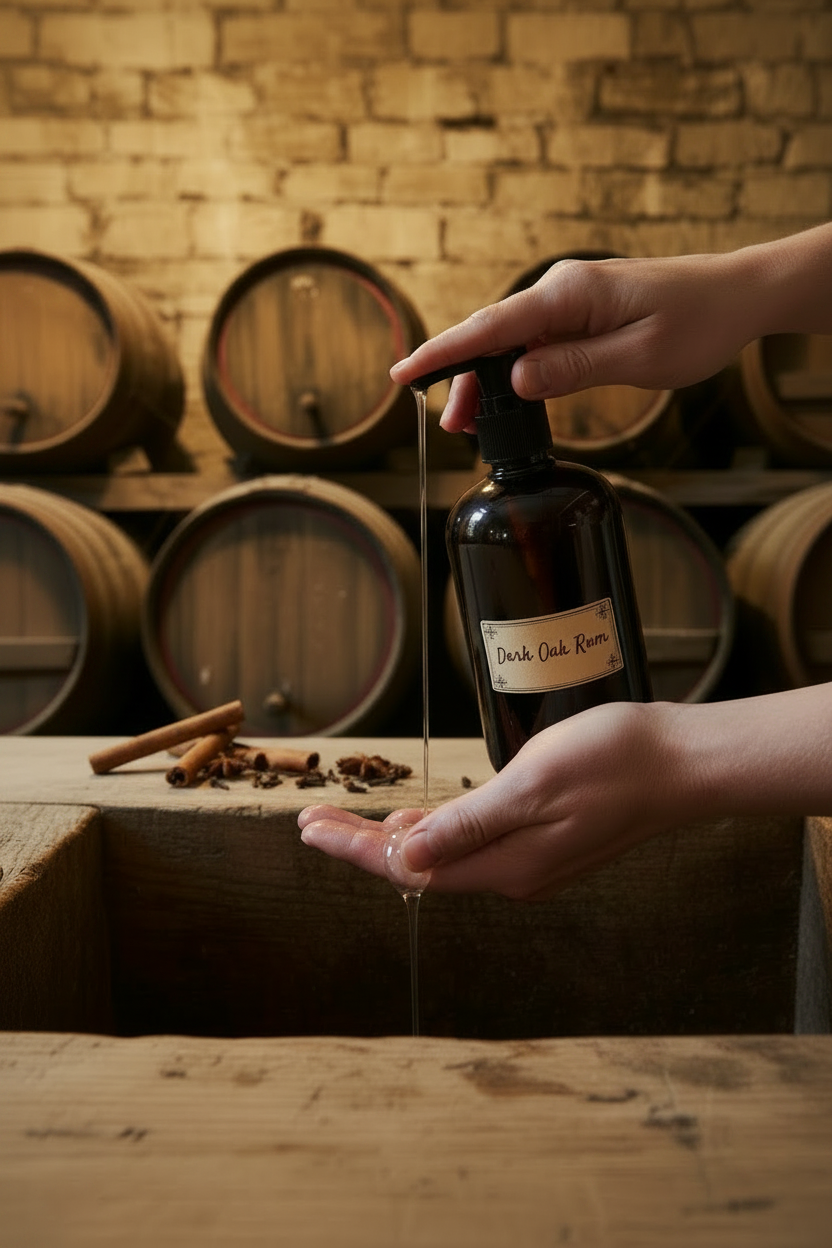 Dark Oak Rum - Lifestyle 1 Clear Liquid