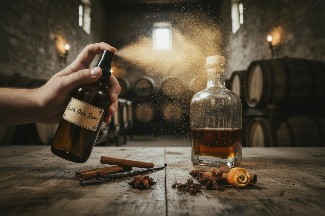 Dark Oak Rum – No Cap, Spray into Air