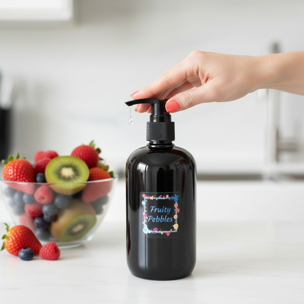 Fruity Pebbles Sanitizer – In Use